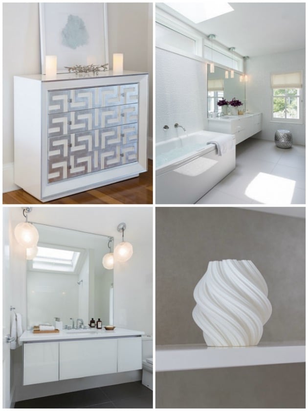 Teintes de bleu et symétrie