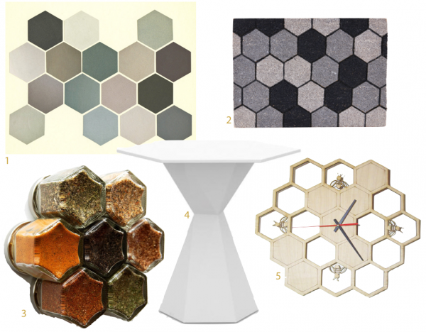 alvéole d'abeille en déco