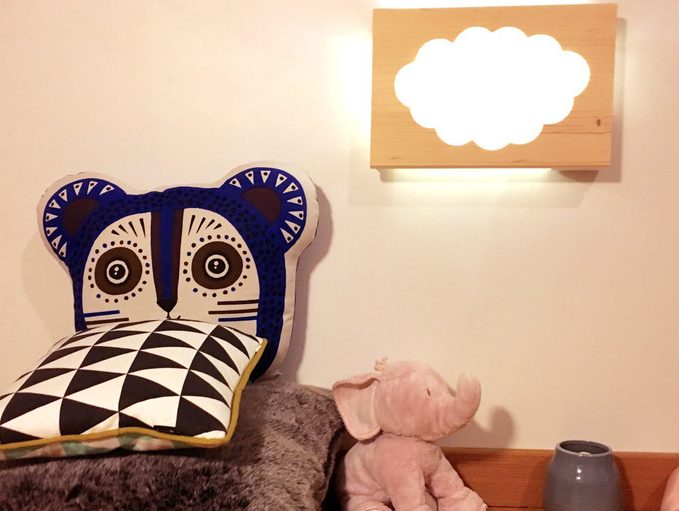 lampe murale enfant nuage bois diy 18h39 Clemaroundthecorner.com