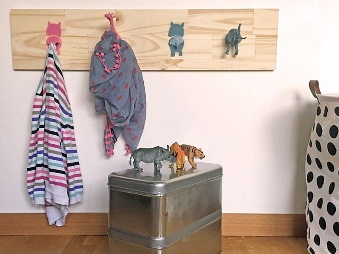 porte manteau enfant diy bois 18h39 Clemaroundthecorner.com