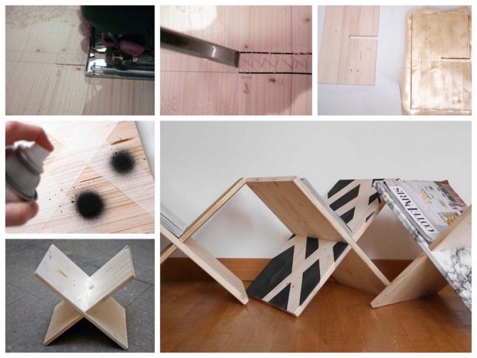 tuto diy porte revue