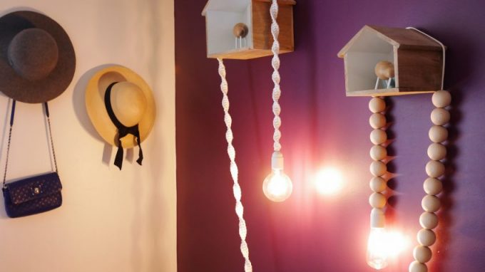 tutoriel DIY decoration lampe baladeuse macramé