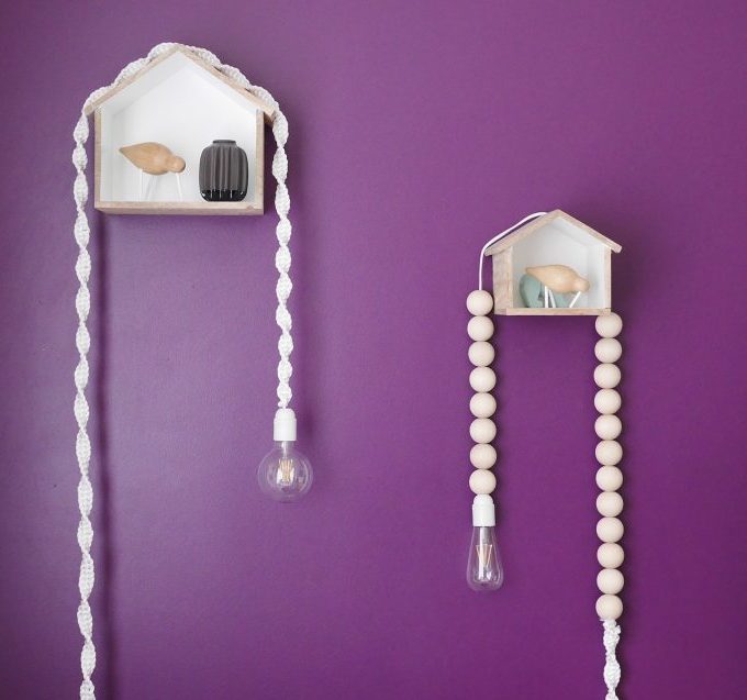 tutoriel DIY decoration lampe baladeuse macramé