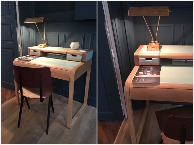 bureau retro vert mint menthe