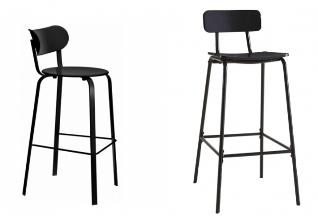 chaise de bar style écolier