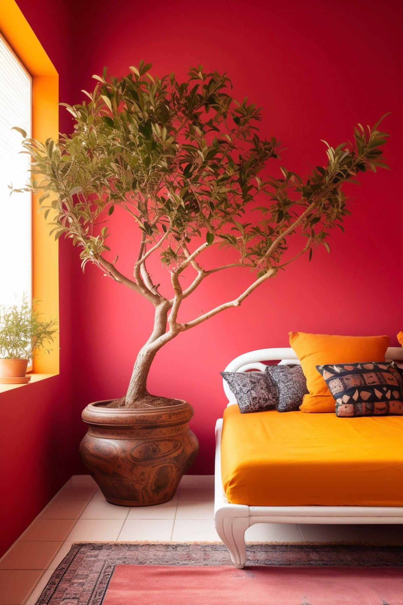 choisir plante d'intérieur chambre ado rose rouge jaune