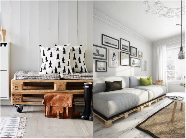 diy canapé fauteuil palette en bois