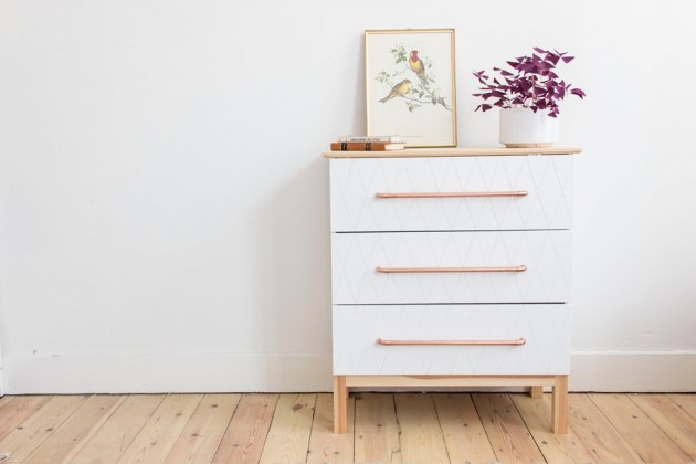 changer les poignées commode ikea