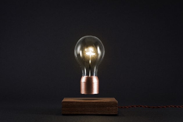 Flyte lampe en lévitation