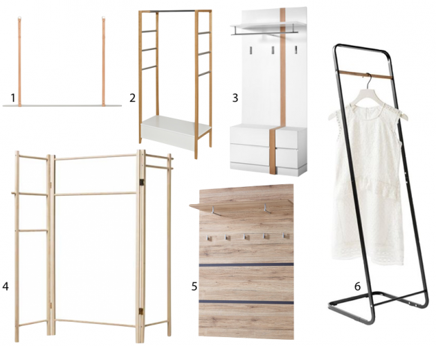 portant minimaliste bois style scandinave