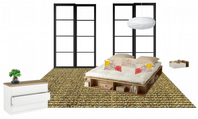 chambre japonaise 2d zen panneau