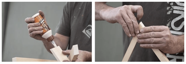 DIY étagère triangle