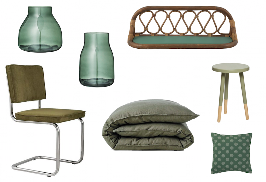 déco vert Kaki idée meuble