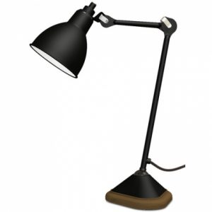 n 206 lampe table gras noir 0