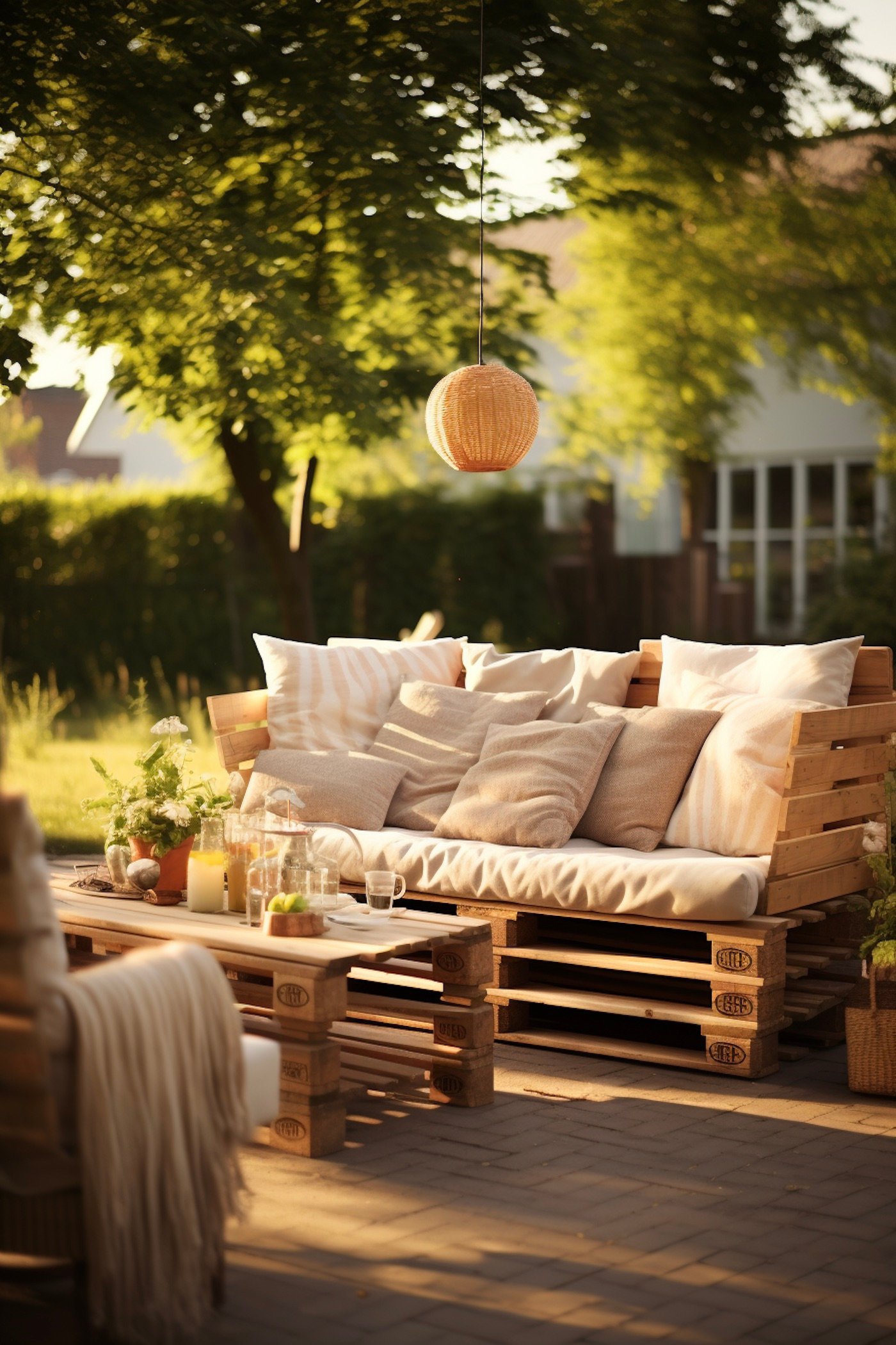 comment faire canapé cosy DIY en palette de bois pas à pas