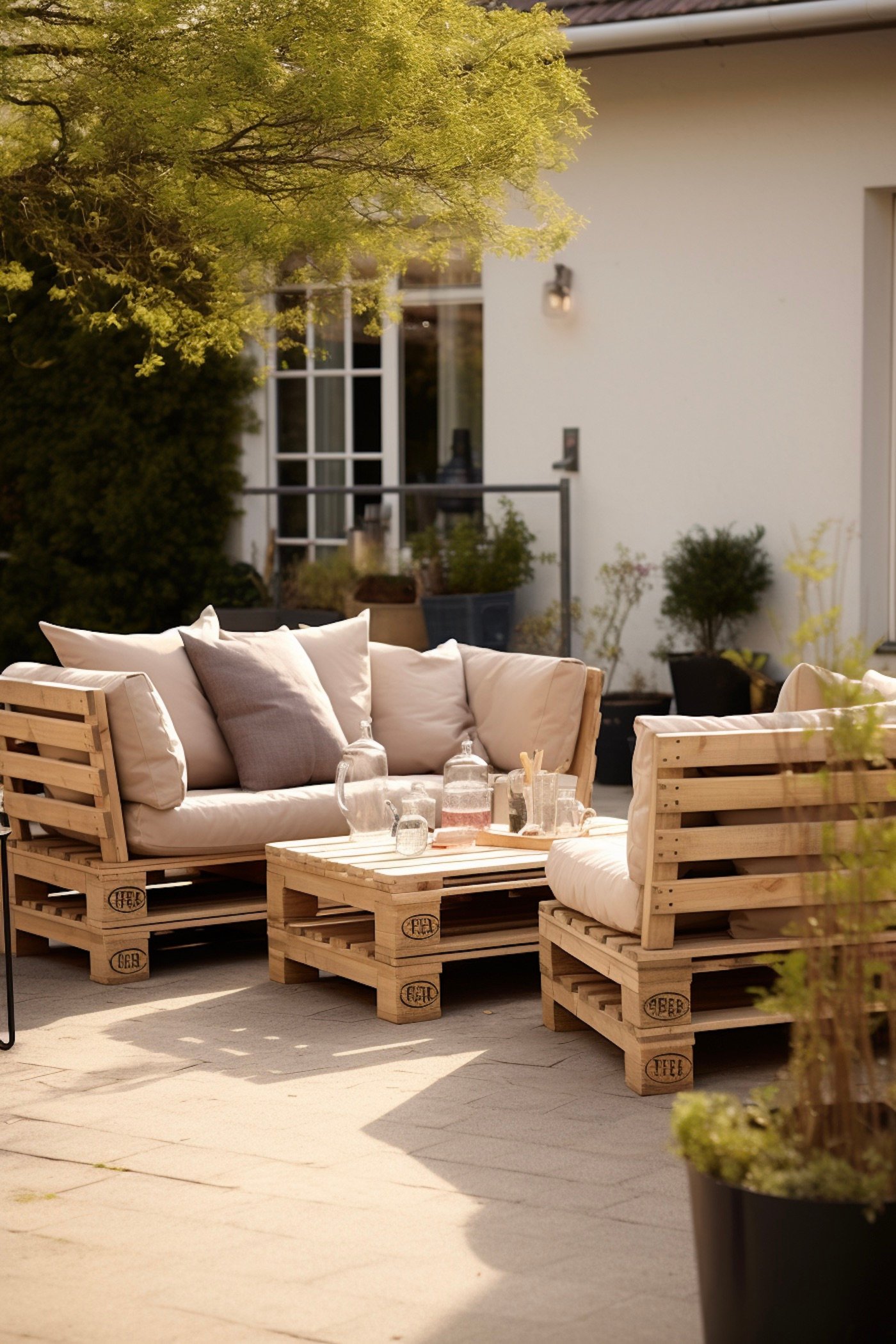 comment faire terrasse en palette de bois