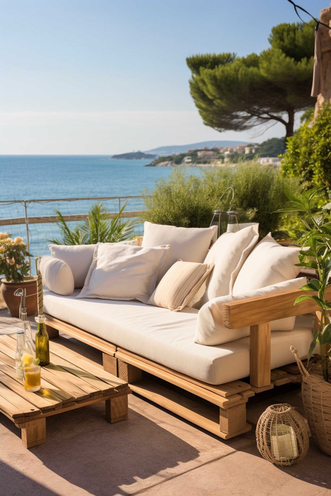 meuble de jardin DIY upcycling planche tasseaux