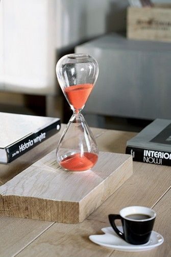 Le sablier dans la déco