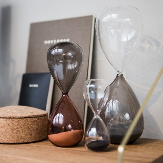 Le sablier dans la déco