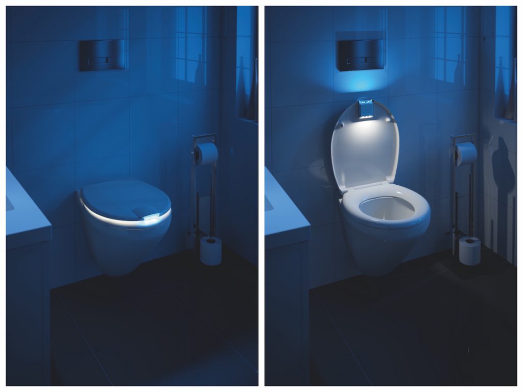 salle de bain lumineuse astuce wc toilettes