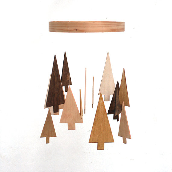 mobile enfants diy sapin
