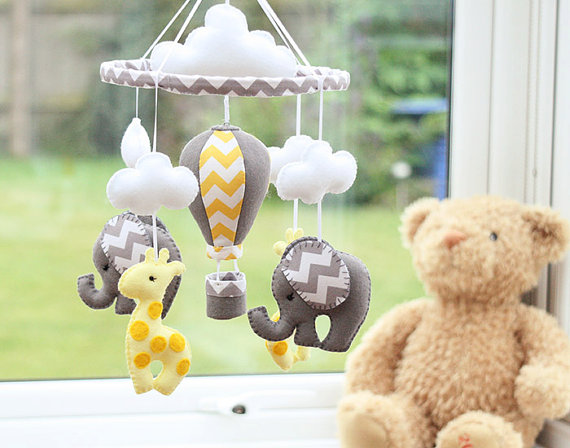 mobile enfants diy savane