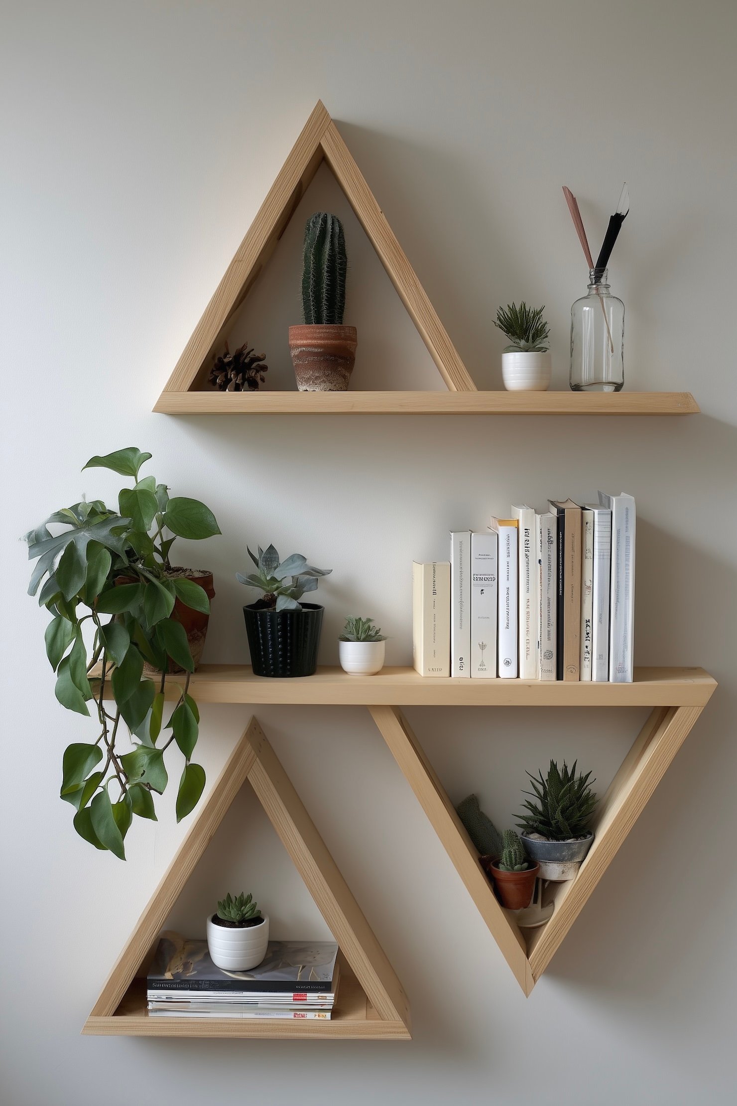 idée déco bibliothèque fine étroite livres