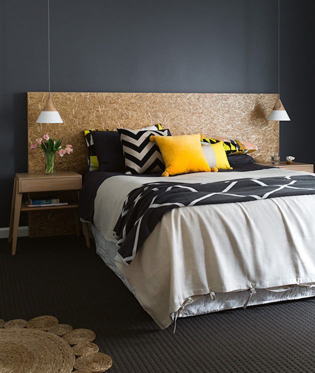 chambre jaune et gris idee deco