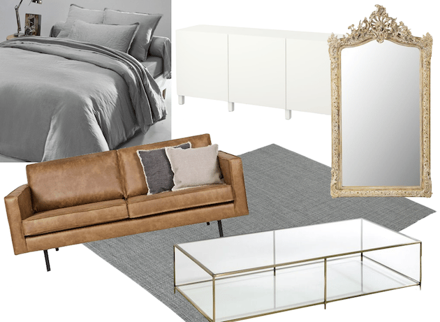 Visite mur noir dans un studio