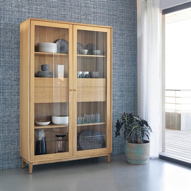 vaisselier vitrine bois decoration