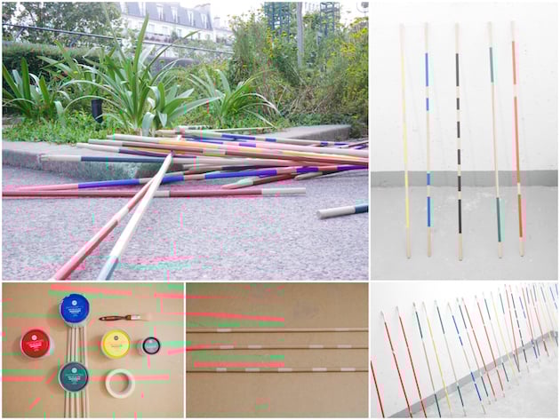 Fabriquer son jeu de mikado géant pour le jardin