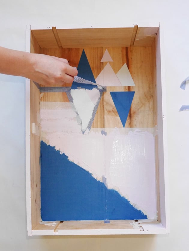 Deco caisse a vin table de nuit DIY Clem Around The Corner