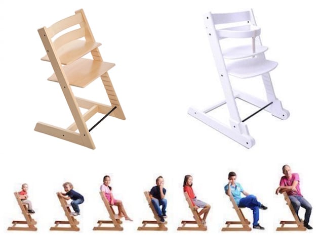 Chaise évolutive pour enfant ado en bois design pas cher