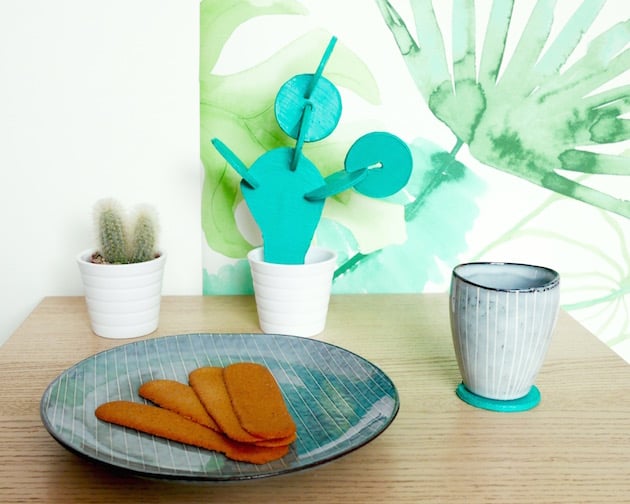 Cactus dessous de verre DIY clematc