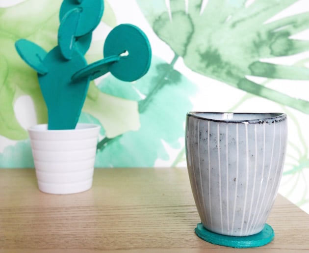 Cactus dessous de verre DIY clematc