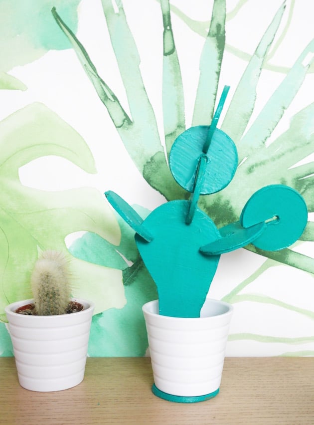 Cactus dessous de verre DIY clematc