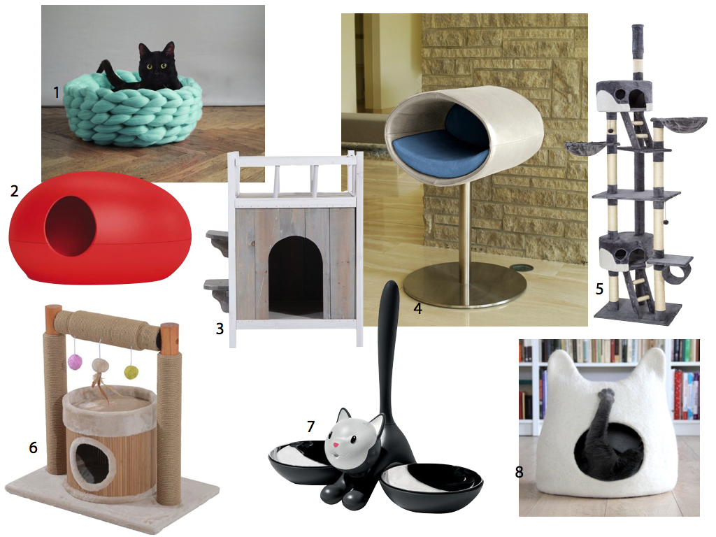 panier a chat arbre moderne design