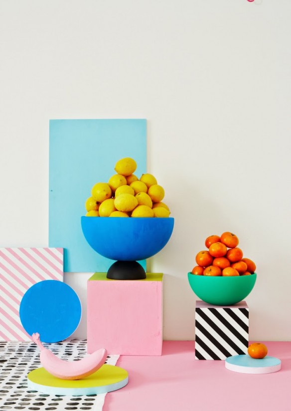 memphis design decoration coussin diy