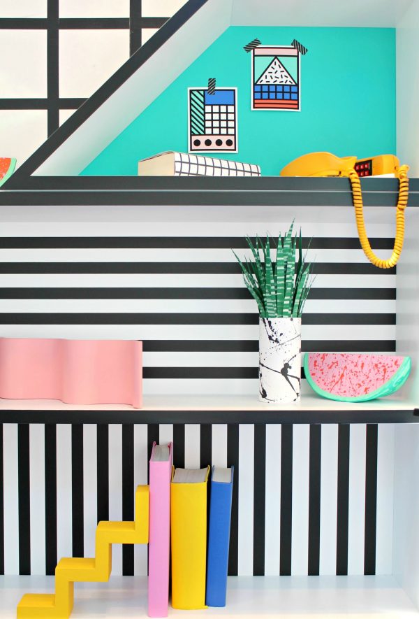 decoration couleur style memphis design