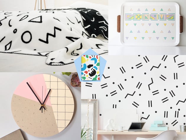 memphis design dessin idee decoration