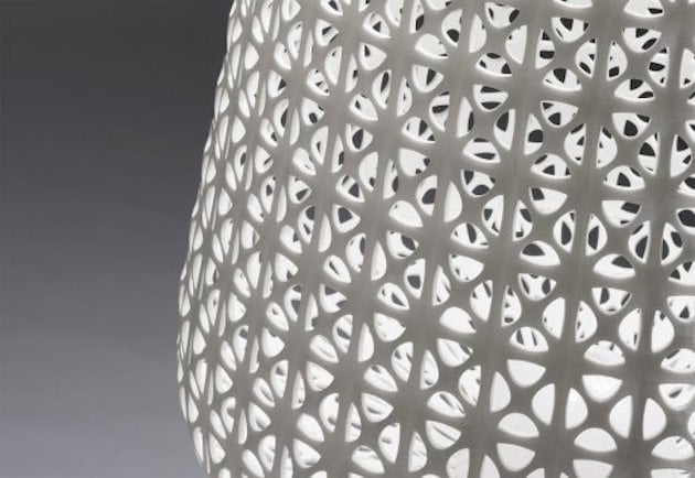 abat jour plastique imprimante 3d facon cannage moderne