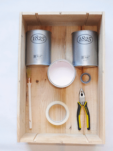 Deco caisse a vin table de nuit DIY Clem Around The Corner