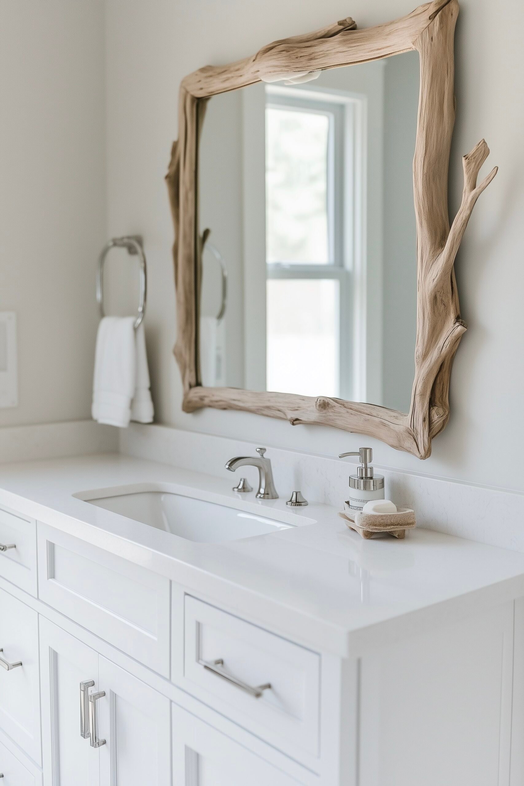 diy bois flotté déco miroir design maison mer villa