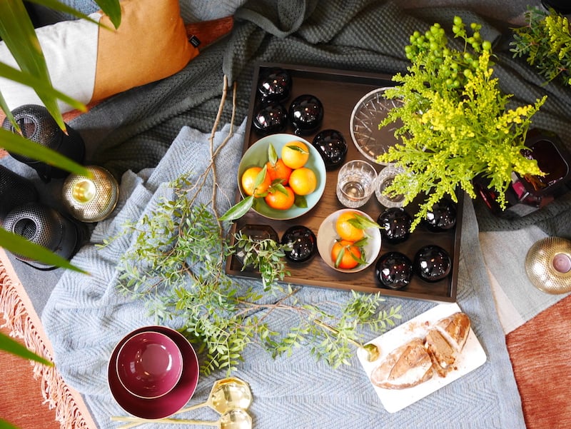 Stylisme Louise Roe diner de noel ClemaroundTheCorner.com