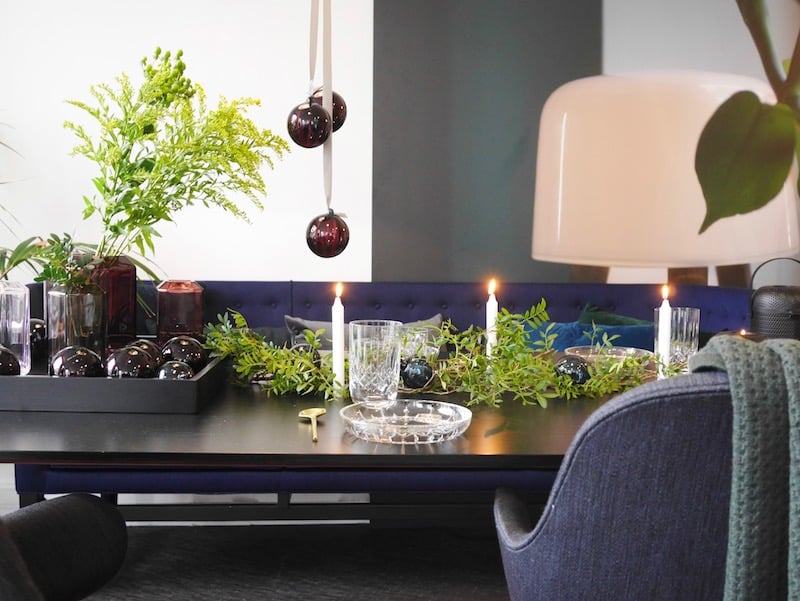 Stylisme Louise Roe diner de noel ClemaroundTheCorner.com