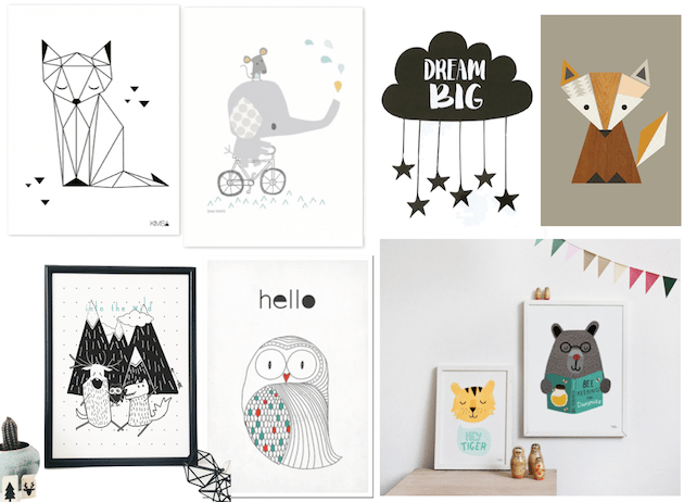 1er noel de bébé IDEE CADEAU affiche