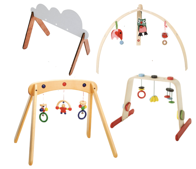 1er noel de bébé IDEE CADEAU portique en bois