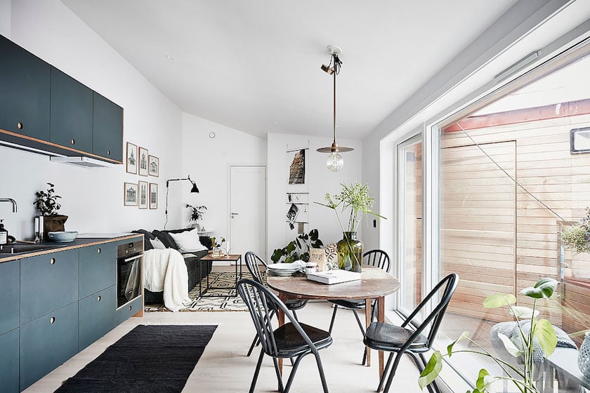 Visite deco petit appartement en longueur style nordique