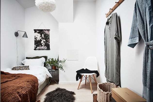 Visite deco petit appartement en longueur style nordique