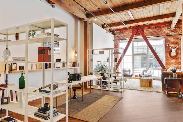 loft murs en briquettes décoration intérieure